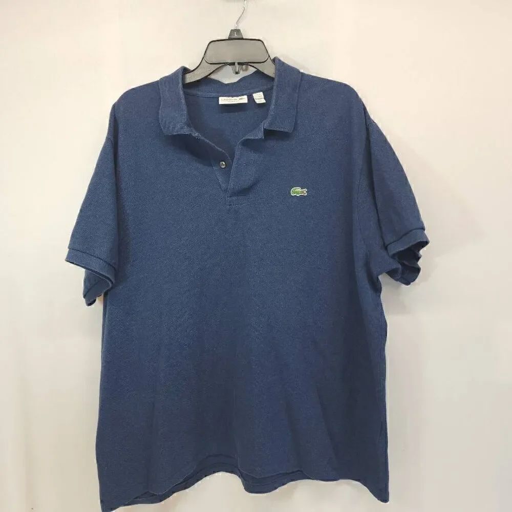 Lacoste Size 4XL Men's Classic Fit Polo Shirt Navy Q14